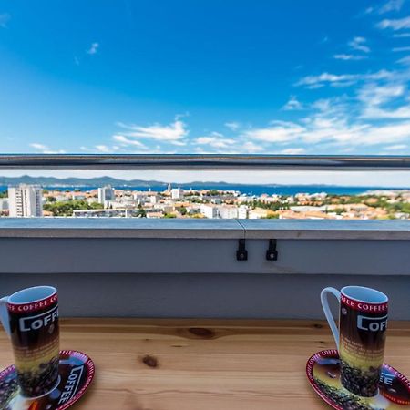 City&Sea view 2BR 4+2 Zadar Exterior foto
